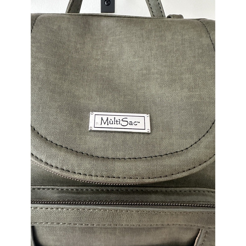 Multisac Bag Backpack Green Multiple Compartments… - image 2